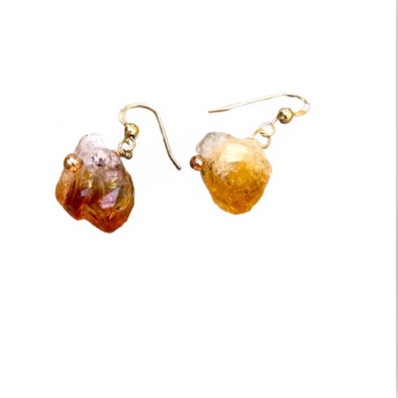 Brazilian Citrine Crystal. All 14 k Gold filled - Picture 7 of 7